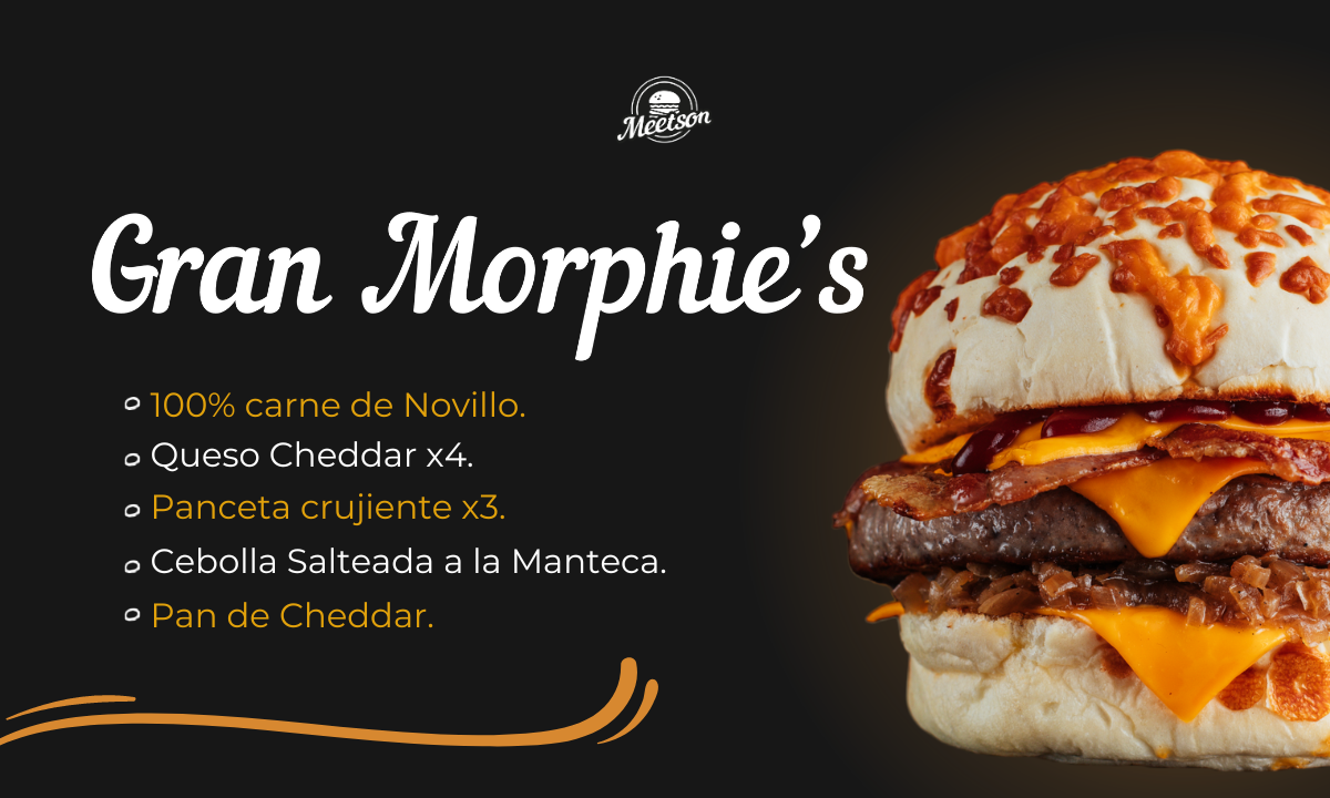 hamburguesa ingredientes gran morphies